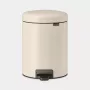 Brabantia NewIcon 5 l ronde beige afvalemmer