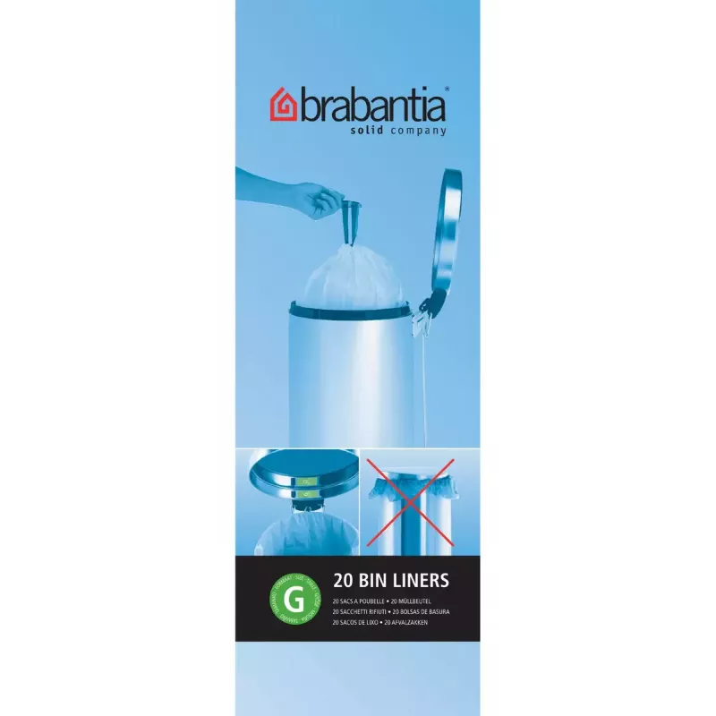 Brabantia G vuilniszakken 30 l