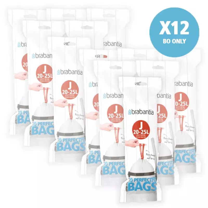 Brabantia 115585 vuilniszakken 23 l wit