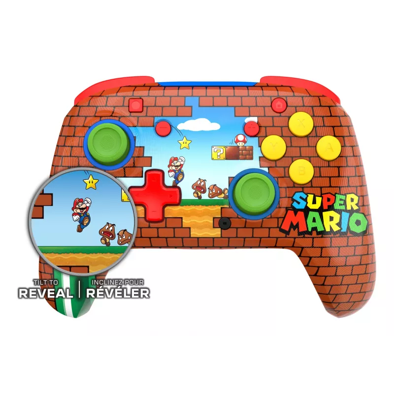 Turtle Beach Rematch draadloze controller voor Nintendo Switch, Mario Bricks Reveal