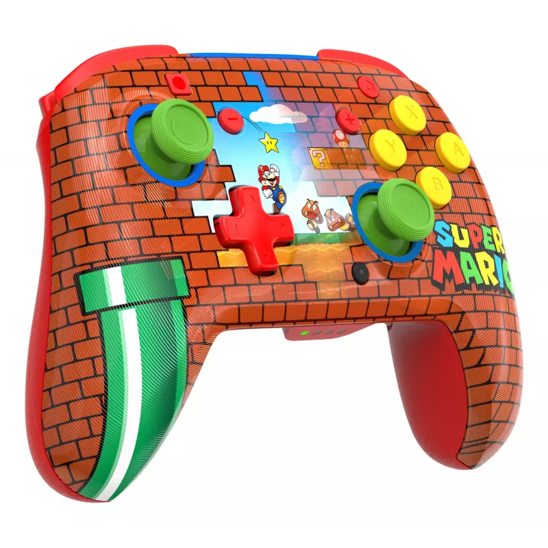 Turtle Beach Rematch draadloze controller voor Nintendo Switch, Mario Bricks Reveal