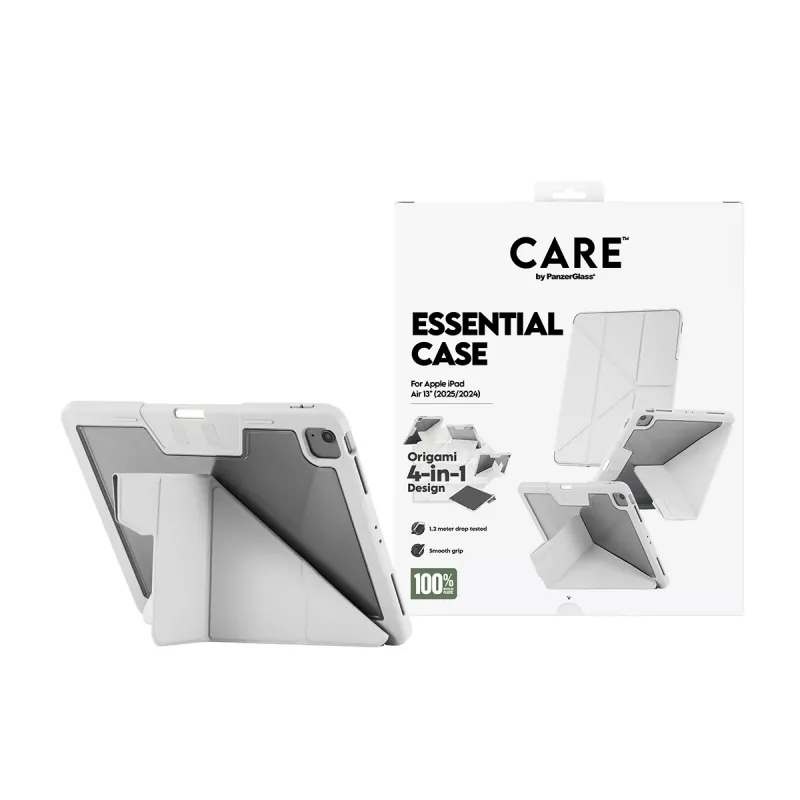 PanzerGlass CARE™ by Essential Case lichtgrijs iPad Air 13 inch (2024-2026)