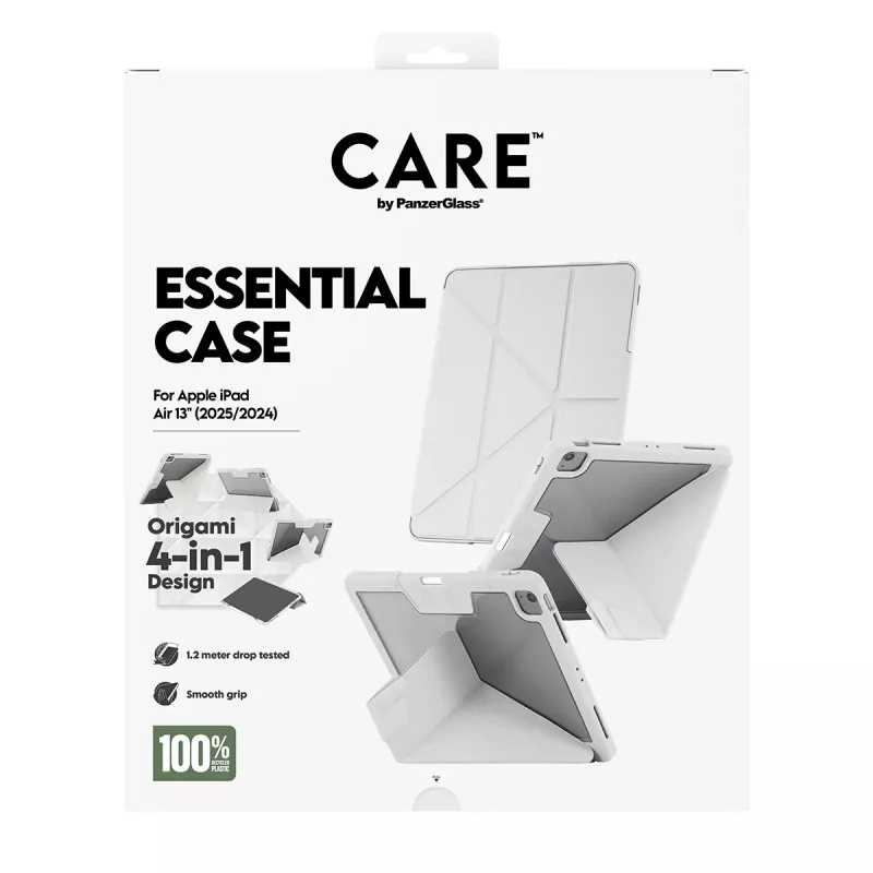 PanzerGlass CARE™ by Essential Case lichtgrijs iPad Air 13 inch (2024-2026)