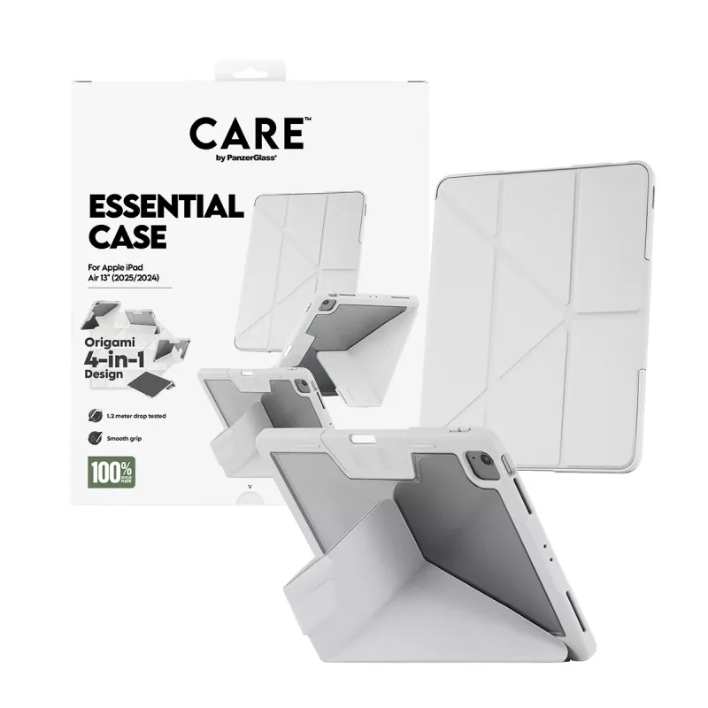 PanzerGlass CARE™ by Essential Case lichtgrijs iPad Air 13 inch (2024-2026)