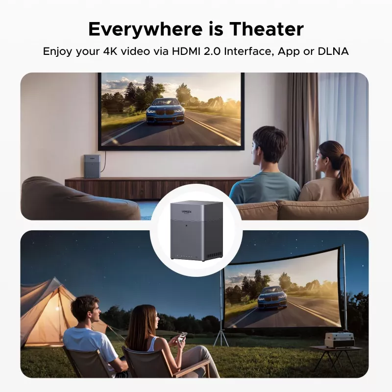 UGREEN NAS DH4300 Plus 4-bay 120TB met 2.5GbE en USB-C