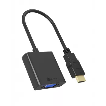 HDMI-naar-VGA-adapter IcyBox IB-AC502a — HDMI A (stekker) naar VGA (bus) adapter