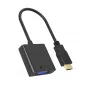 HDMI-naar-VGA-adapter IcyBox IB-AC502a — HDMI A (stekker) naar VGA (bus) adapter