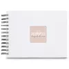 Hama 00009845 Fine Art spiraalfotoalbum 24x17, 50 zwarte pagina's, wit