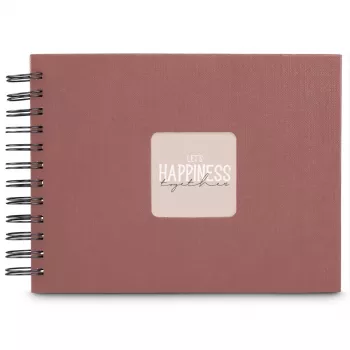 Hama 00009857 fotoalbum rood 50 blad spiraalband