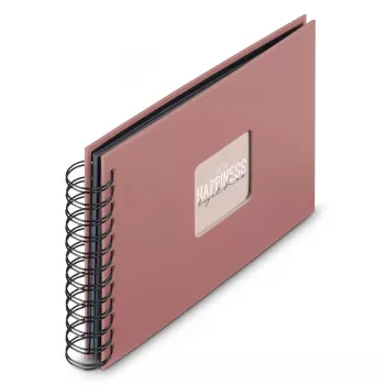 Hama 00009857 fotoalbum rood 50 blad spiraalband