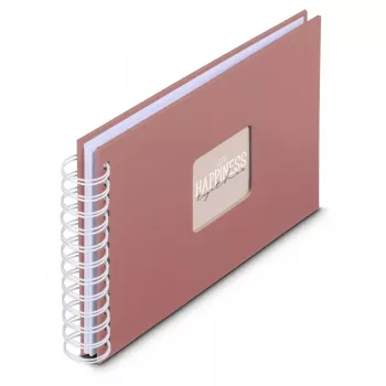 Hama 00009854 fotoalbum rood 50 blad spiraalband