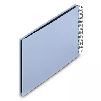 Hama 00009863 fotoalbum blauw 50 blad spiraalband