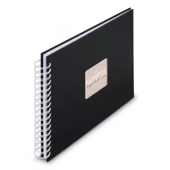 Hama 00009831 fotoalbum zwart 50 bladen 10 x 15 spiraalband