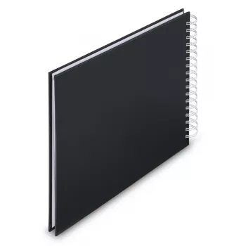 Hama 00009831 fotoalbum zwart 50 bladen 10 x 15 spiraalband