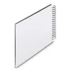 Hama 00009846 Fine Art spiraal-fotoalbum 28x24, 50 zwarte pagina's, wit