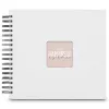 Hama 00009846 Fine Art spiraal-fotoalbum 28x24, 50 zwarte pagina's, wit
