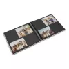 Hama 00009846 Fine Art spiraal-fotoalbum 28x24, 50 zwarte pagina's, wit