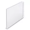 Hama 00009843 Fine Art spiraal-fotoalbum 28x24, 50 witte pagina's, wit