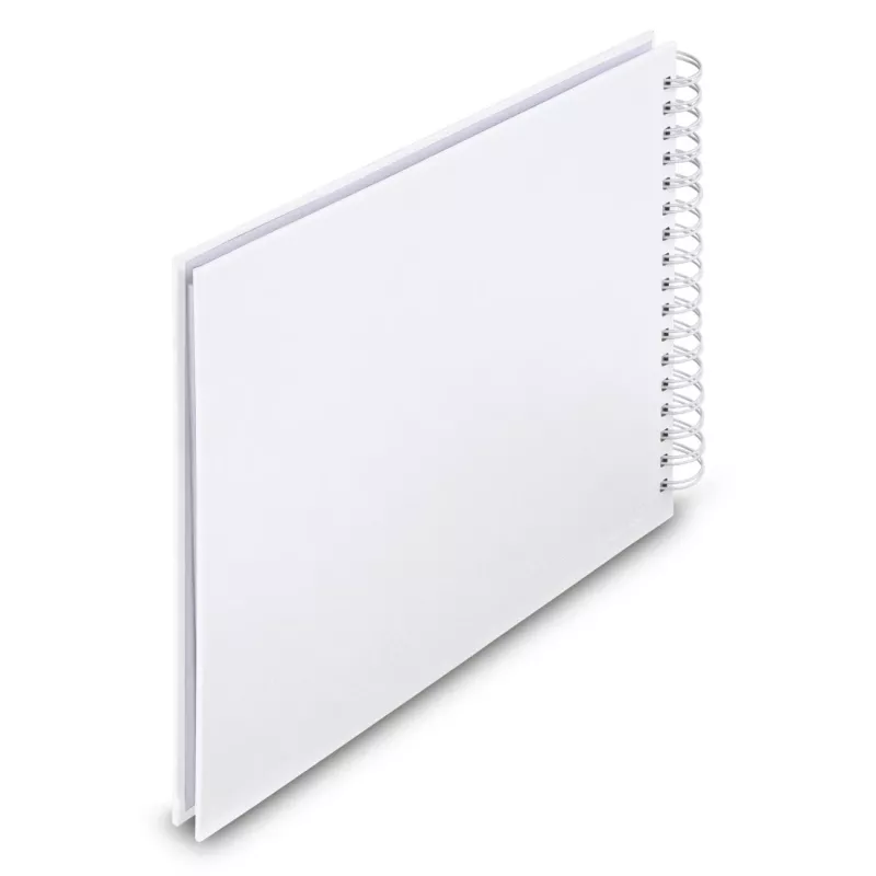 Hama 00009843 Fine Art spiraal-fotoalbum 28x24, 50 witte pagina's, wit