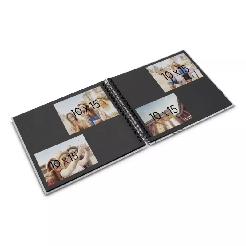 Hama 00009858 fotoalbum rood 100 bladen spiraalband