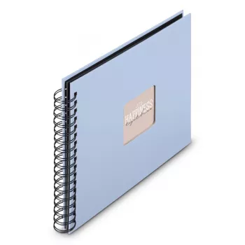 Hama 00009864 fotoalbum blauw 100 bladen spiraalband