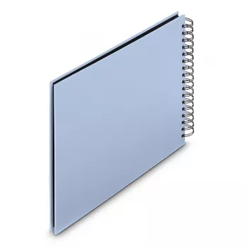 Hama 00009864 fotoalbum blauw 100 bladen spiraalband