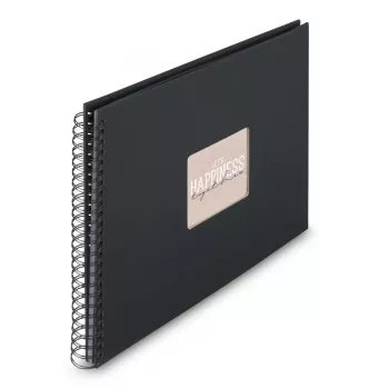 Hama 00009835 fotoalbum zwart 300 blad 10 x 15 spiraalband