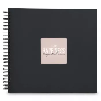 Hama 00009835 fotoalbum zwart 300 blad 10 x 15 spiraalband