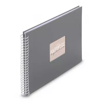 Hama Fine Art fotoalbum grijs 300 blad 10 x 15 cm spiraalband