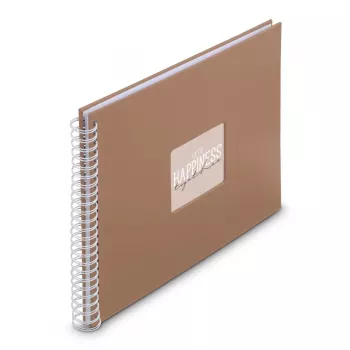 Hama Fine Art fotoalbum bruin 300 bladen 10 x 15 cm spiraalband