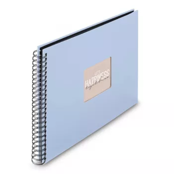 Hama 00009865 fotoalbum blauw 300 bladen spiraalband