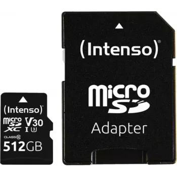MicroSDXC-kaart Intenso 512 GB UHS-I Klasse 10 3433493