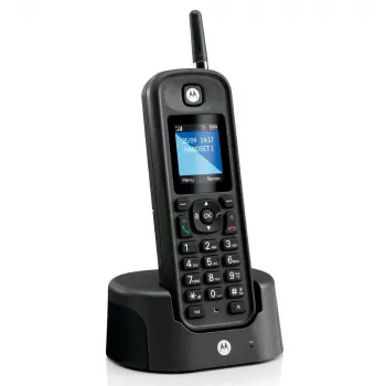 DECT-telefoon Motorola O201 nummerherkenning zwart draadloze handset