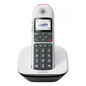 Draadloze telefoon MOTOROLA CD5001 wit DECT 1,8 GHz, enkele handset