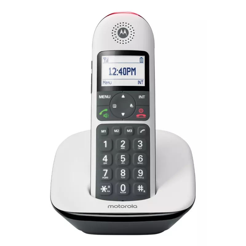 Draadloze telefoon MOTOROLA CD5001 wit DECT 1,8 GHz, enkele handset