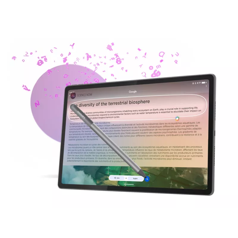 Lenovo Idea Tab Plus ZAG70201SE tablet, 12,1 inch (30,7 cm) IPS, 8 GB RAM, 256 GB, wifi, Android 15, met pen, grijs