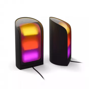 Wallwasher-lamp Philips Hue Play Wallwasher — LED 1035 lm, meerkleurig, zwart, aluminium/kunststof, 100–240 V