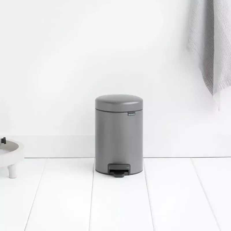 Prullenbak Brabantia 113246 3 L rond platina