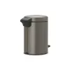 Prullenbak Brabantia 113246 3 L rond platina