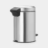Afvalbak Brabantia NewIcon 3L mat staal
