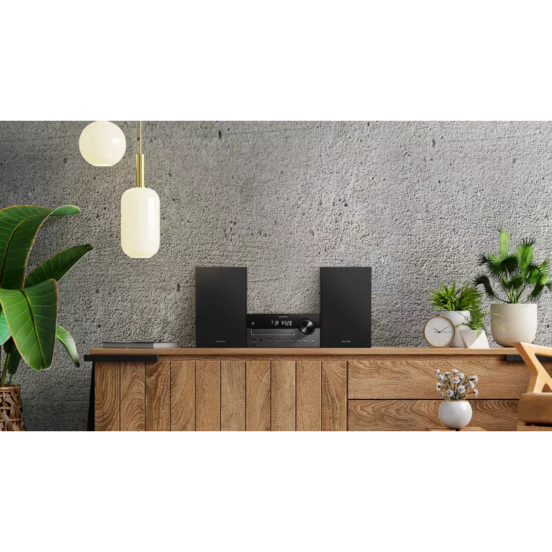 Philips TAM4505M2/12 home-audiosysteem microsysteem 80 W zwart, donkergrijs