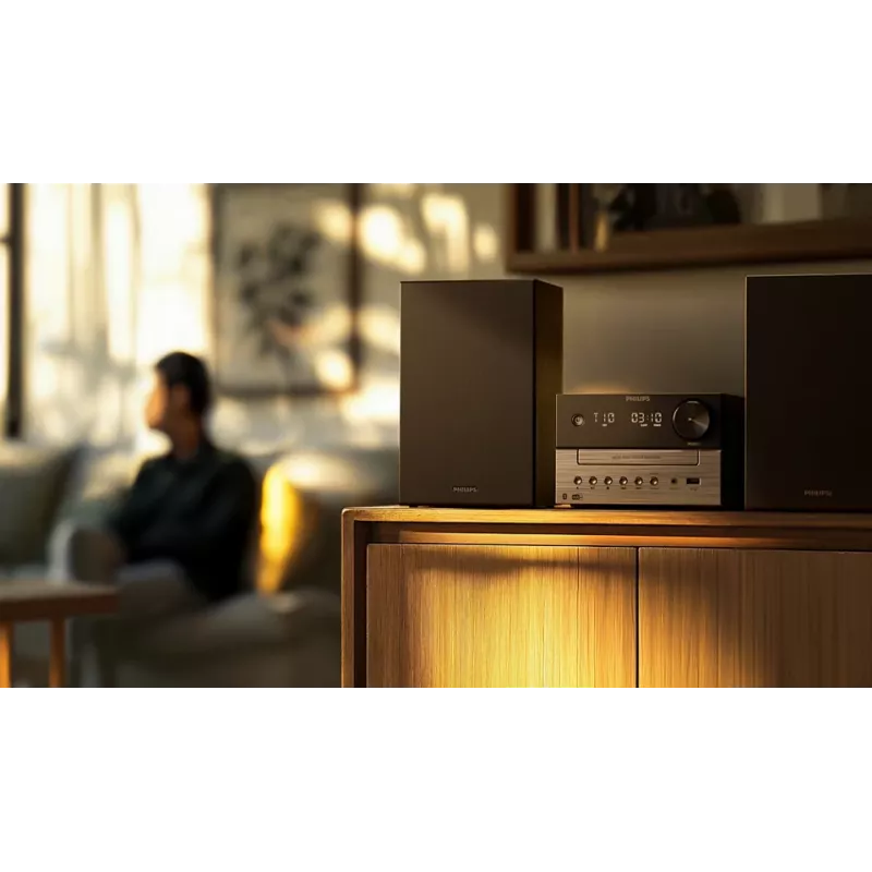 Philips 3000 serie TAM3505M2/12 home-audiosysteem home audio microsysteem 20 W zwart
