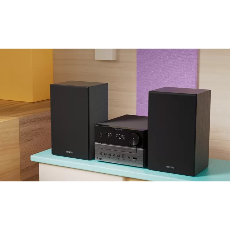 Philips 3000 serie TAM3505M2/12 home-audiosysteem home audio microsysteem 20 W zwart