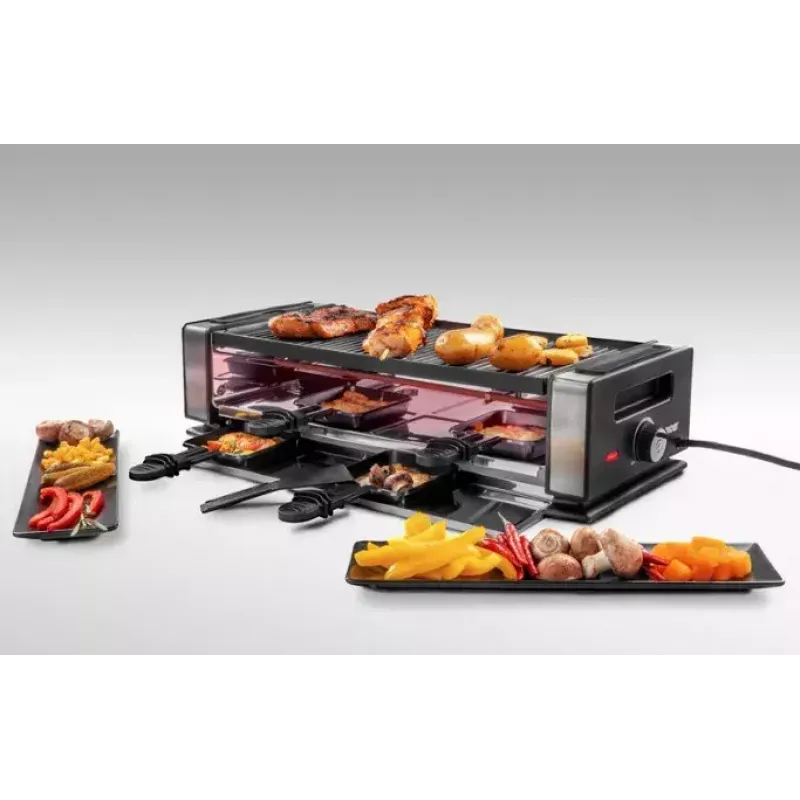 Unold 48760 Delice Basic raclette-grill met grillplaat en stenen grillplaat