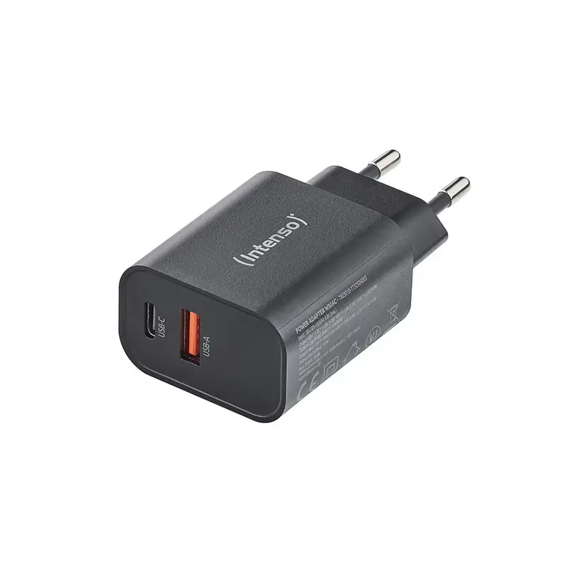 Voeding Intenso W30AC 30 W USB-A USB-C zwart