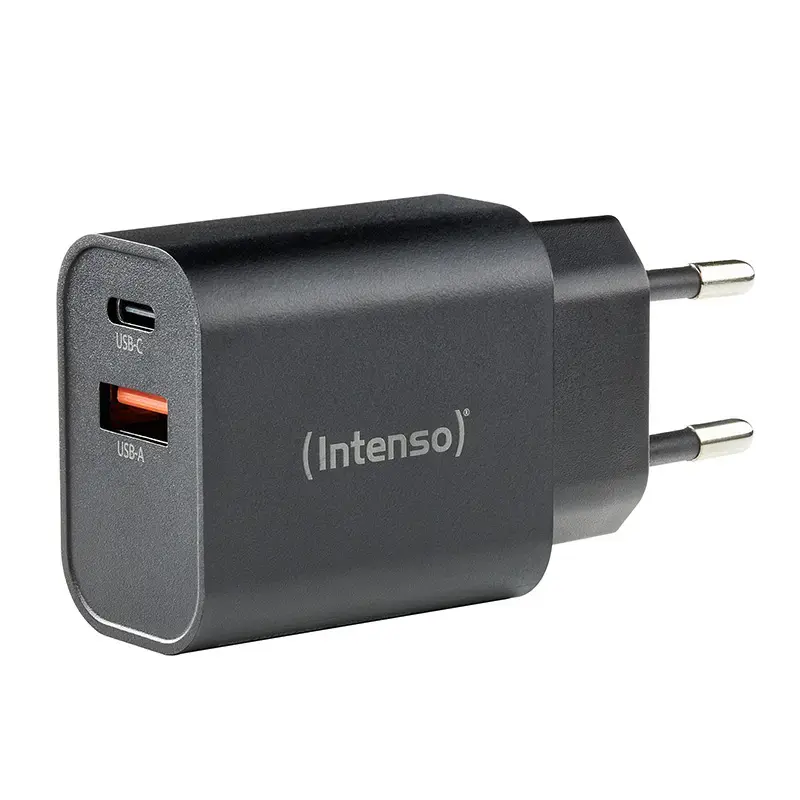 Voeding Intenso W30AC 30 W USB-A USB-C zwart