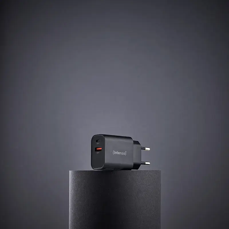 Voeding Intenso W30AC 30 W USB-A USB-C zwart