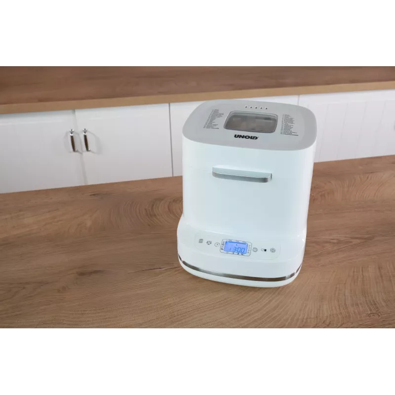 Broodmachine Unold Esge Backmeister Bernd 68120 — 550 W, max. broodgewicht 1 kg, wit, kunststof behuizing