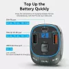 Autolader Vention 3-poorts USB (USB-C + 2× USB-A) 30W/18W/5W zwart