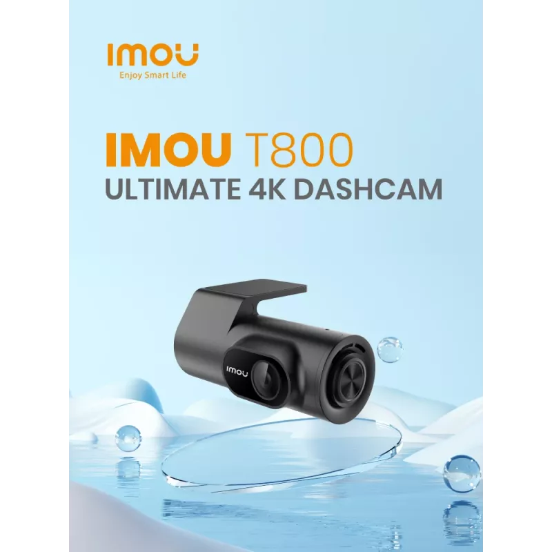 Imou T800 dashcam 4K Ultra HD Wi-Fi DC zwart